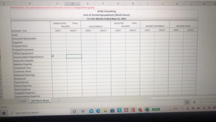 the UNADJUSTED trial balance and ADJUSTED trial balance. thank you und That