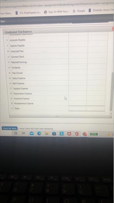 uma af four column accounts. Be sure to save your work in