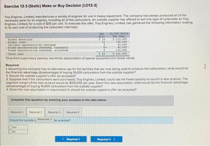 10 3 6 9 Troy Engines, Limited, manufactures a variety of engines