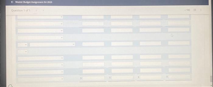 50k of the accounts recelvable is collected in the month of sale,