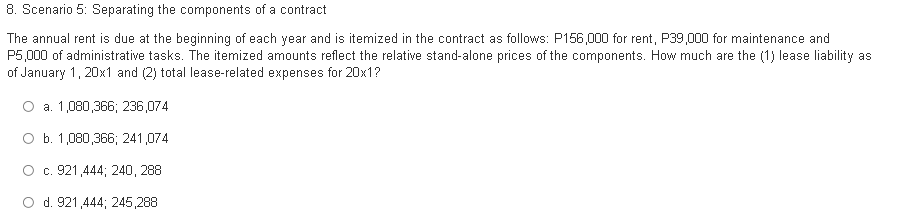 good comment or FEEDBACK. SCENARIO PROBLEM, I HOPE U WILL ANSWER ALL