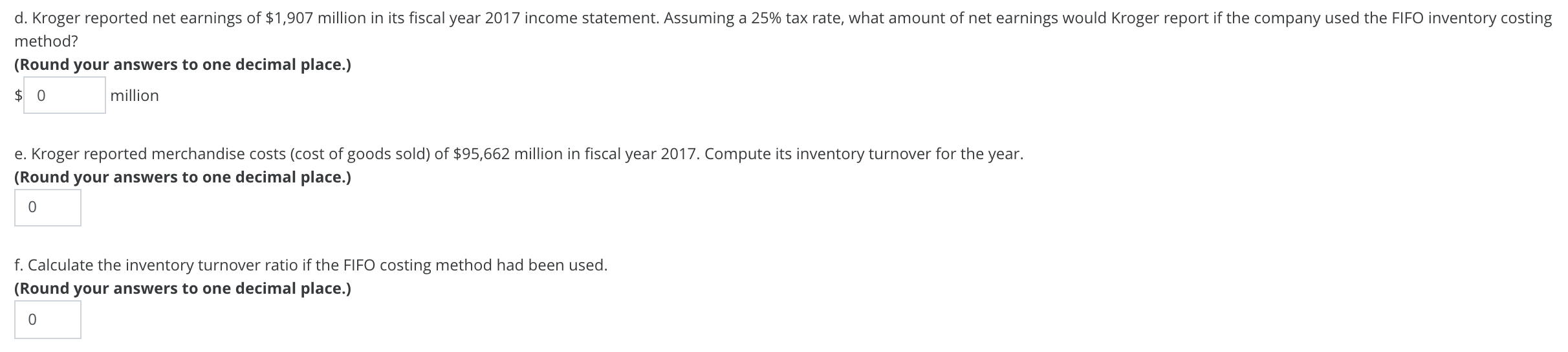of the 2017 and 2016 fiscal year end balance sheets of The