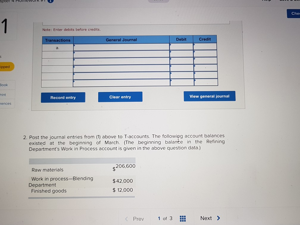 by race car drivers. The grease is produced in two processing departments: