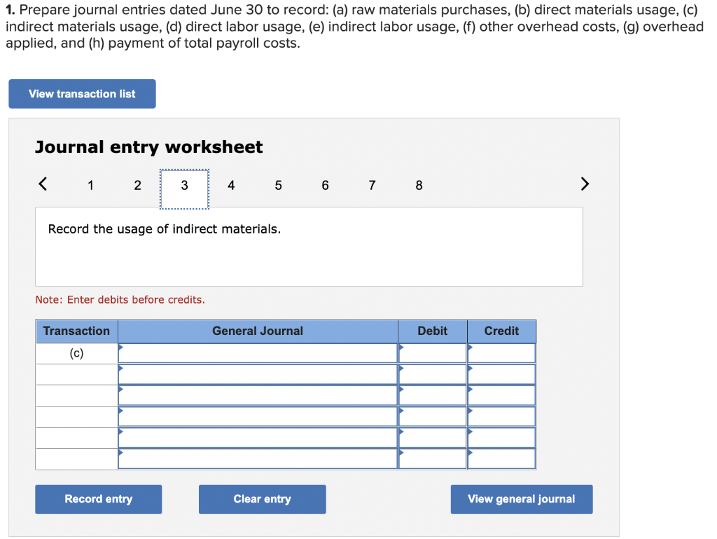 sewing department. The following information is available regarding its June inventories: Raw