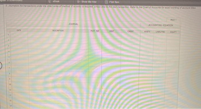 as partial payment on the 57.120 account of Dan Pyle Wrote off