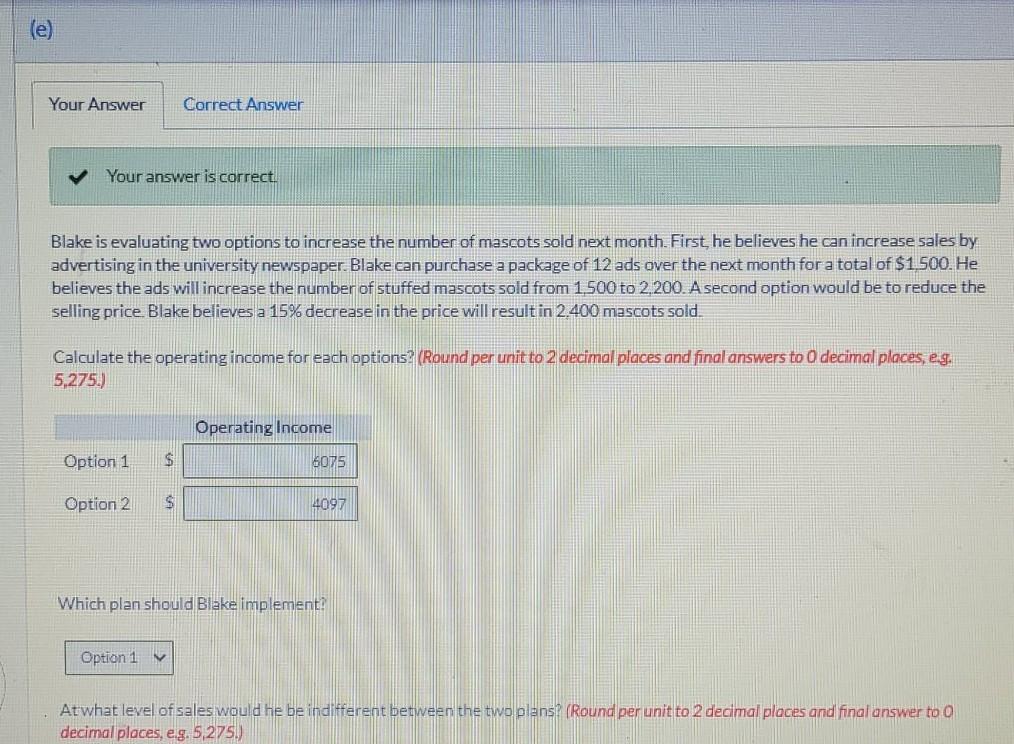 statement shows an operating income of $11,615! How can I ever make