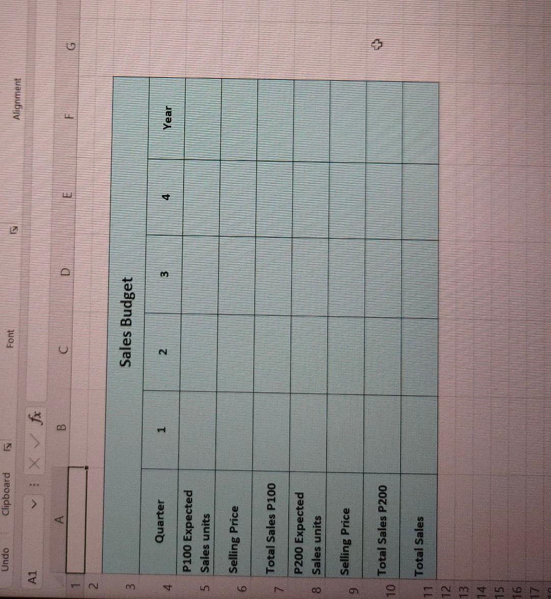 please calculate the below tables, information for the calculation is provided in