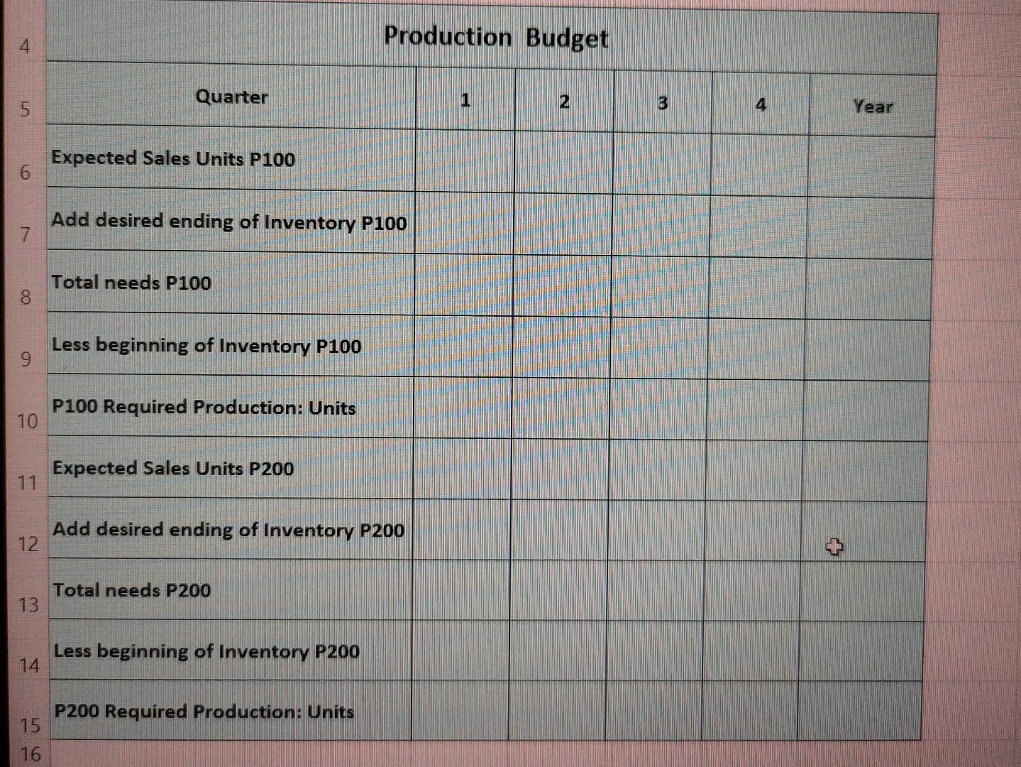 the last three pictures, thank you. Alignment: A1 A 3 Sales Budget