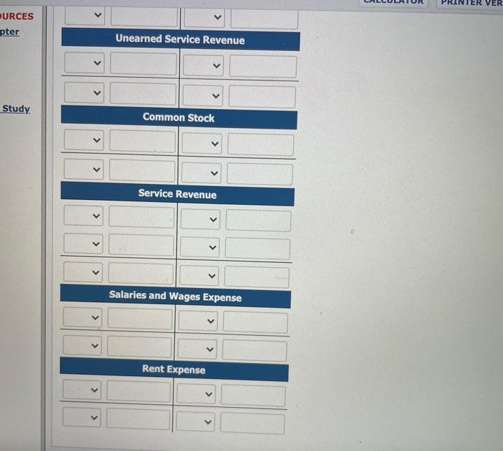 rent for the month $1,103. Purchased architectural supplies on account from Burmingham