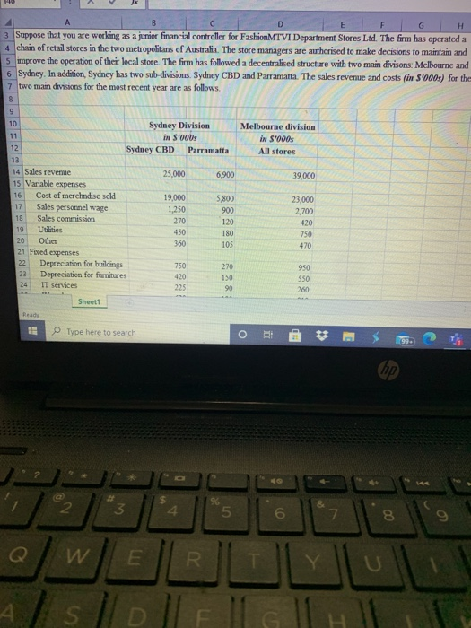  B D E H 3. Suppose that you are working as