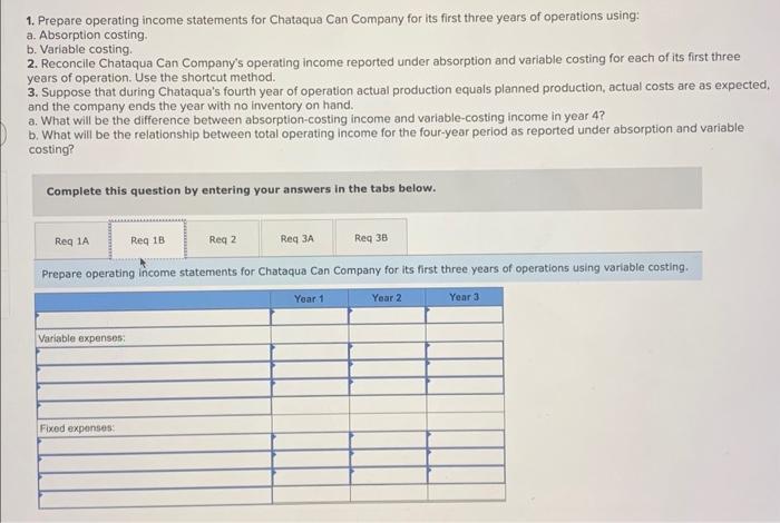 cans sells for $50. The variable costs of production for one case