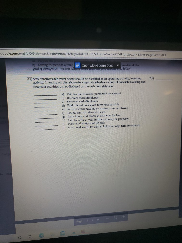 The company's current ratio declined. D) The company's ability to pay current