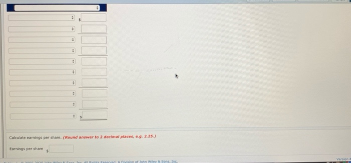 following information is available for Carla Vista Corporation for the year ended