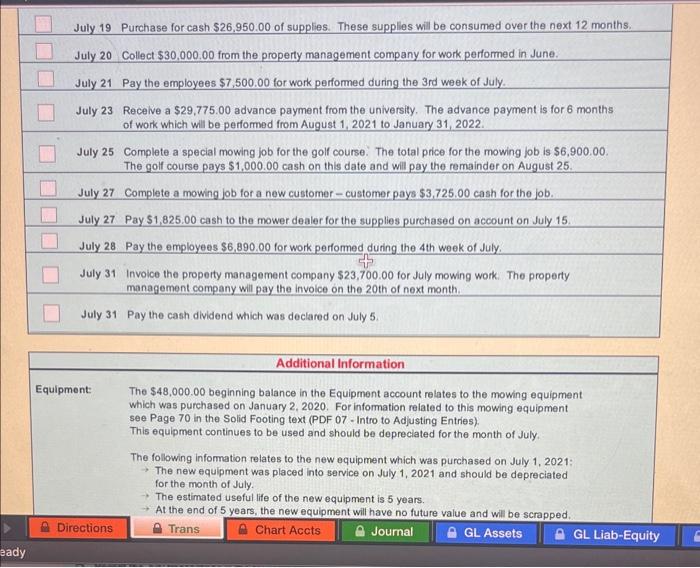 will be preparing a Pre-Closing Trial Balance, Income Statement, Statement of Stockholders'