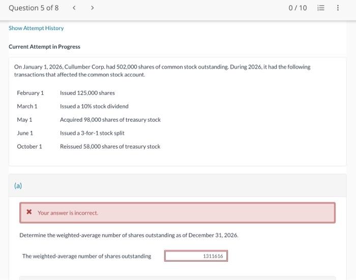  please solve it and show works. given answer are wrong .