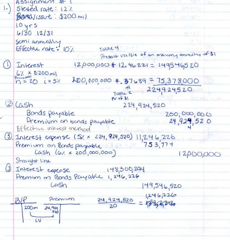 Hi can you help with this problem. Can you check my calculations