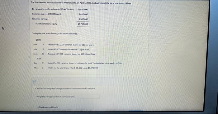 Please complete in the fields provided. Also include any calculations used. 2020