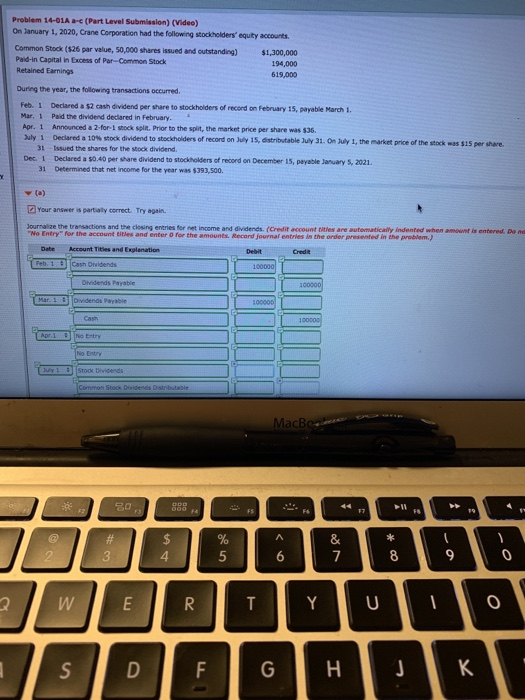  please answer white blank slots with the tiny "x" Problem 14-01A