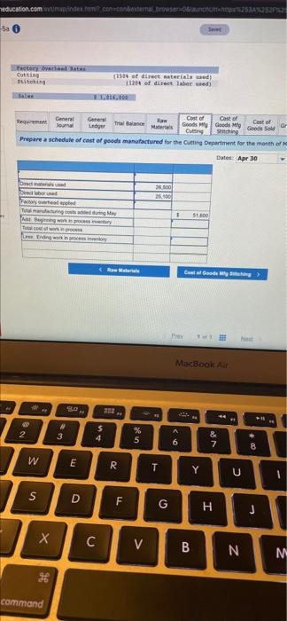 manufactures soccer balls in two sequential processes: Cutting and Stitching. All direct