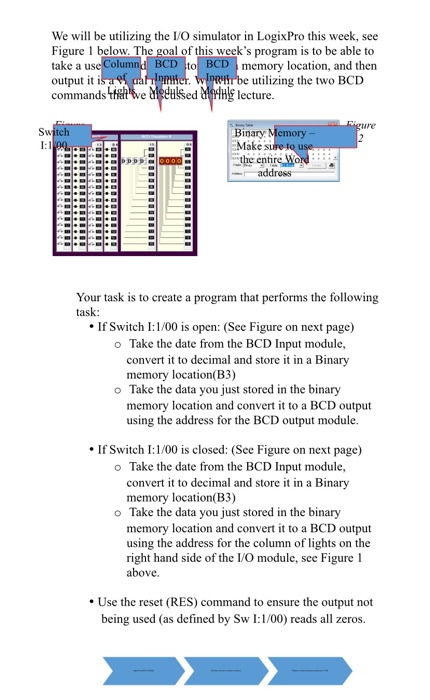  logix Pro help!! We will be utilizing the I/O simulator in