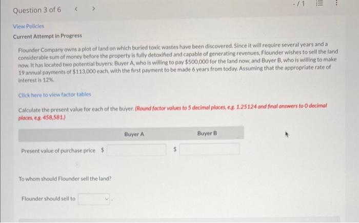 help me solve and understand this question Current Attempt in Progress Flounder
