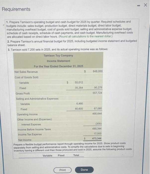 plese answer the requiremnts as soon as possible. thank you:) Requirements 1.