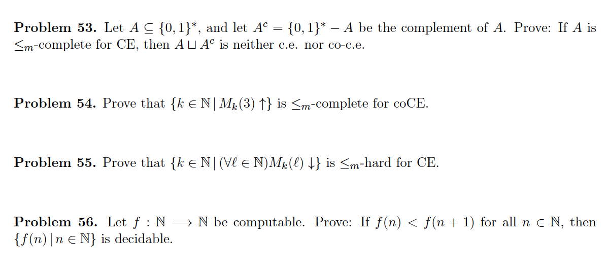 {0,1}* {0,1}* defined by (x, y) = 011|1xy for all x, y