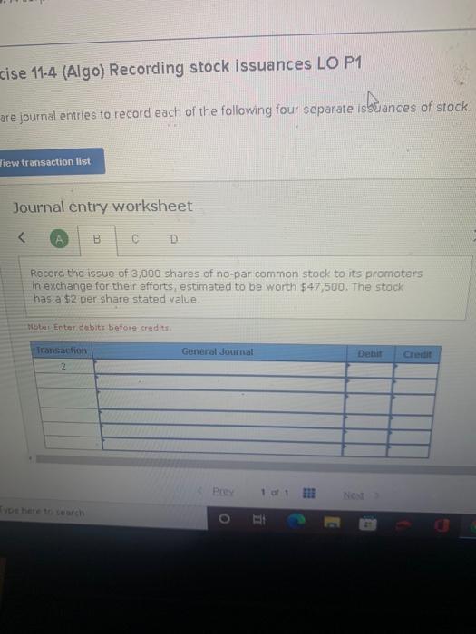 information for Exercises 4-5 below. (Algo) The following information applies to the