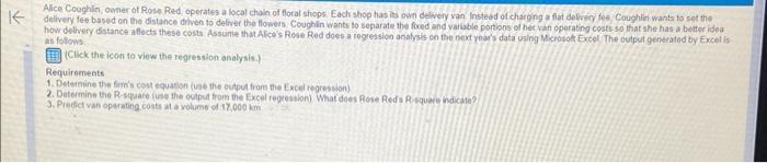  \begin{tabular}{|l|l|} \hline \multicolumn{2}{|c|}{ Regression Statistics } \\ \hline Multiple R &