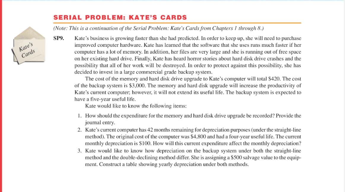 Kate's Cards. Serial Problem 9. I've already figured out part one. Could