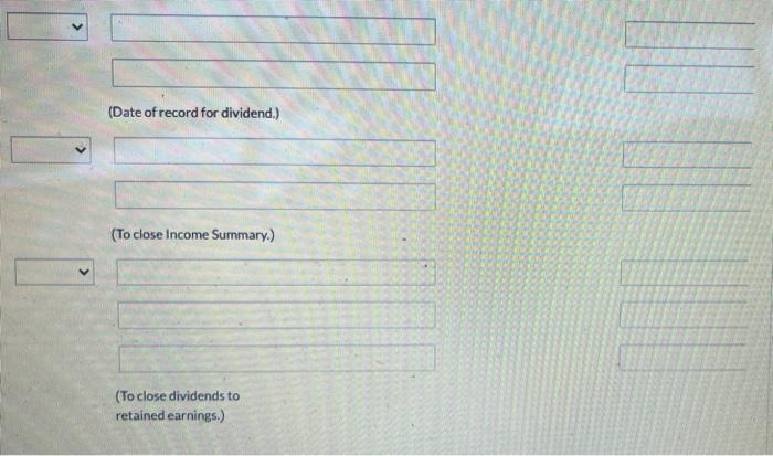 shareholders' equity accounts: During the year, the following transactions occurred: Jan. 15