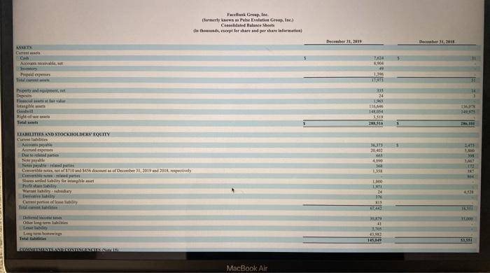 Based on this data, calculate: A. ratio if fixed assets to