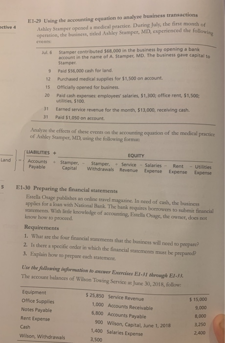 pls can you solve this exercise 29, and 30 active 4 E1-29