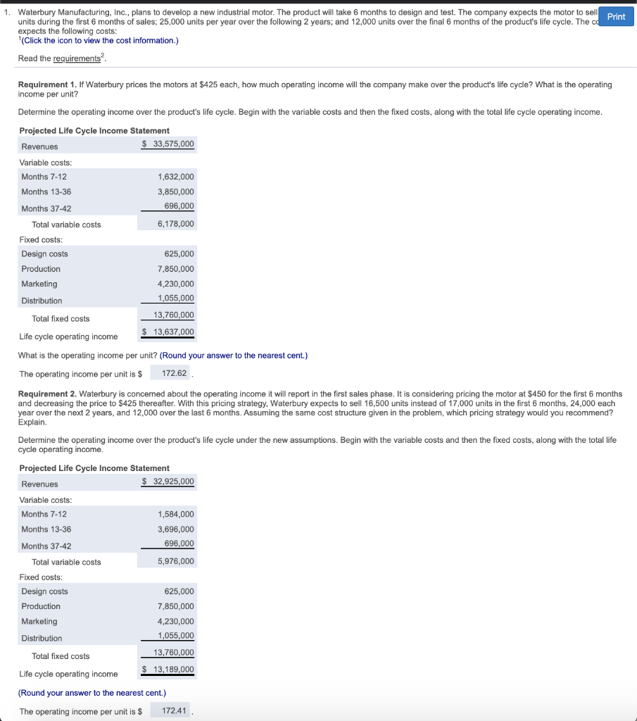 Please help explain how I get each answer I have to do