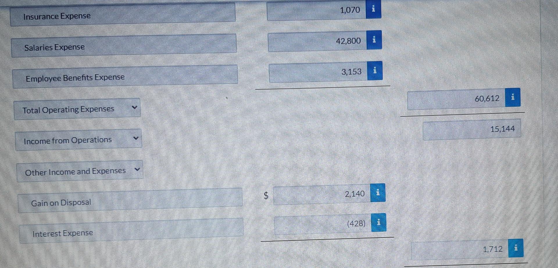 ended January 31,2021. (ASAP please) BELLEVUE CONVENIENCE STORE LTD Statement of Income