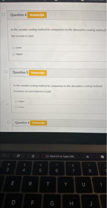  Please answer all three this is my last question In the