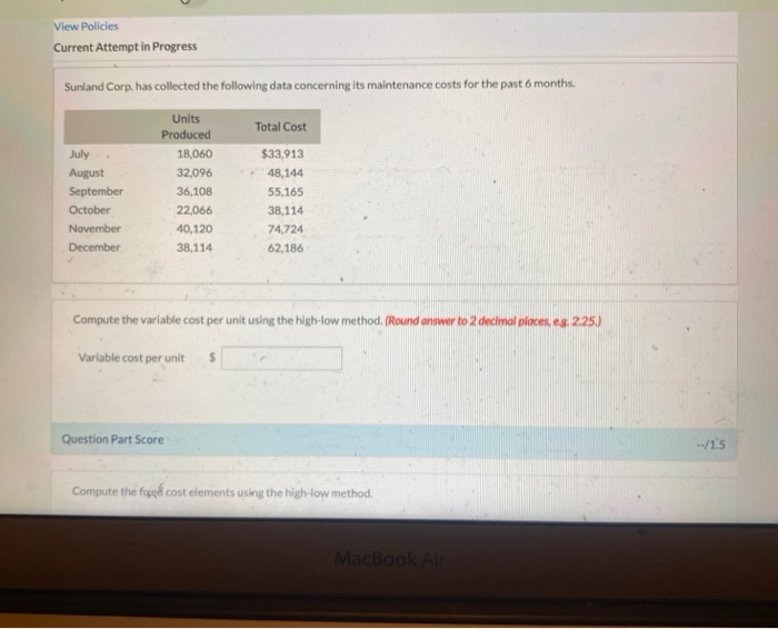  View Policies Current Attempt in Progress Sunland Corp, has collected the