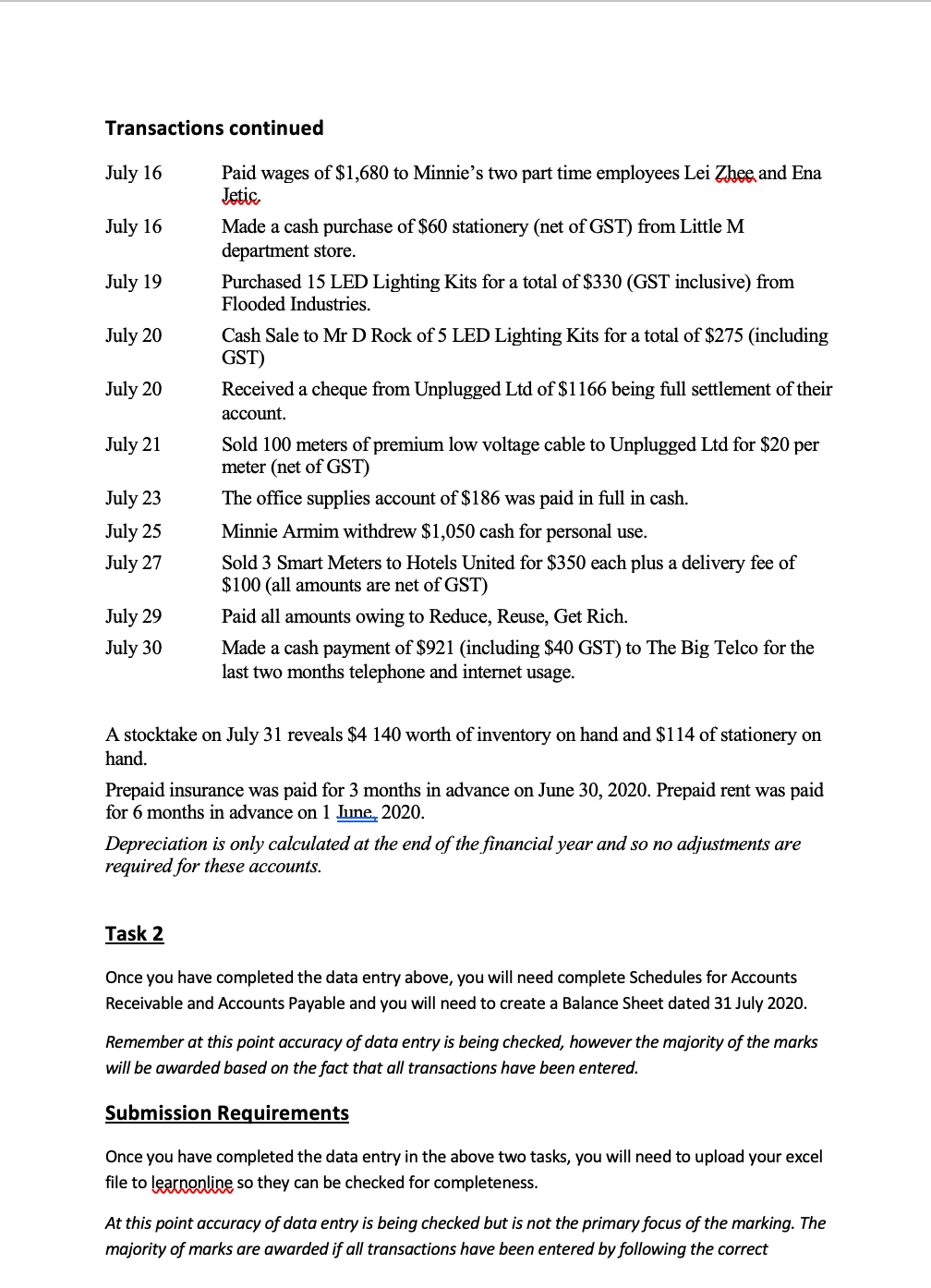 to allow you to compare how a basic General Journal and Ledger