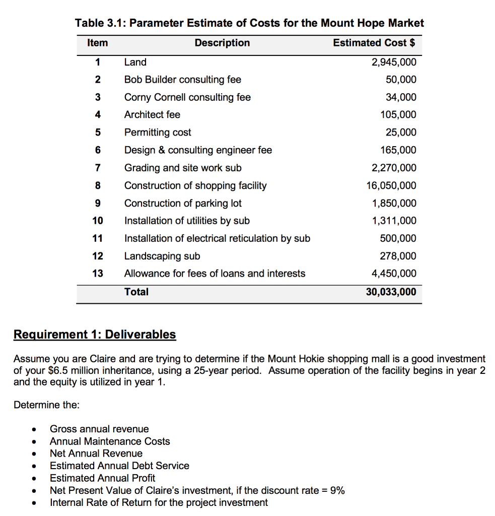 owner, the architect, and the engineer met again. Claire was very pleased