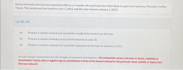  please help answer this! we dont do debits or credits. Donna