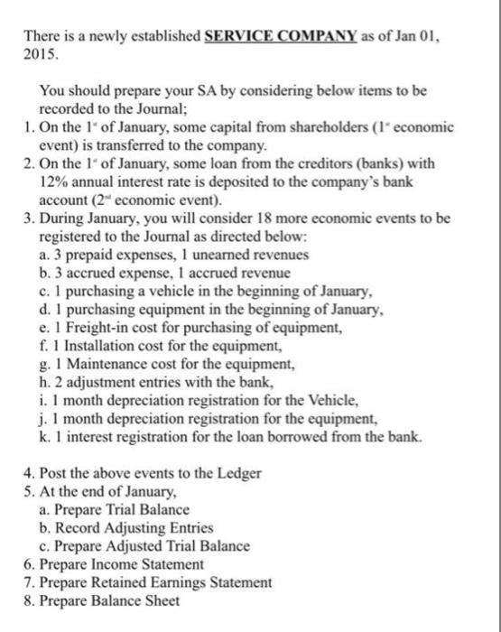  sa is a semester assignement. there is no numerical data to