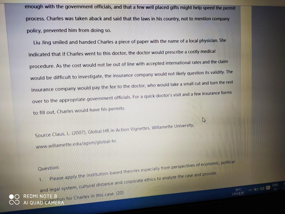 Patton's company sent him to China to oversee the building of a