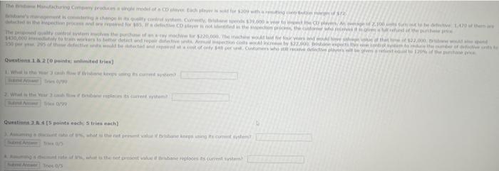 flows only, no present values. They are a critical part of the