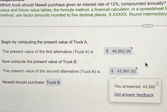 Merrill Painting Contractors needs to purchase a new truck. The owner is