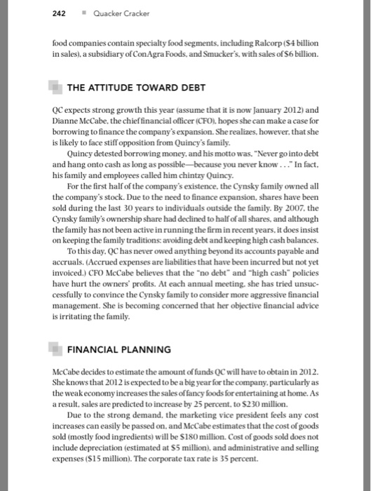 began the Quacker Cracker Company (0C) in St. Louis, MO, 65 years