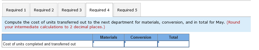 through three processing stages prior to completion. Information on work in the