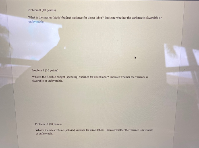 10 (all of which are on the next page, feel free to