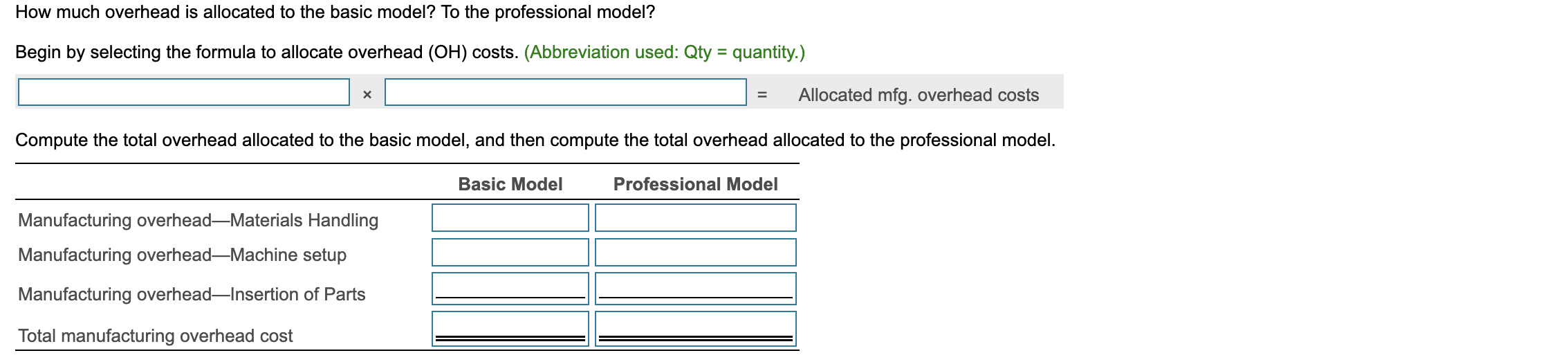 $721,000 of manufacturing overhead and 515,000 machine hours for the year. The