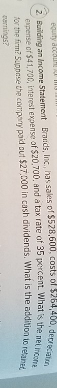  please so all work equity accouht iol S 2 Building an