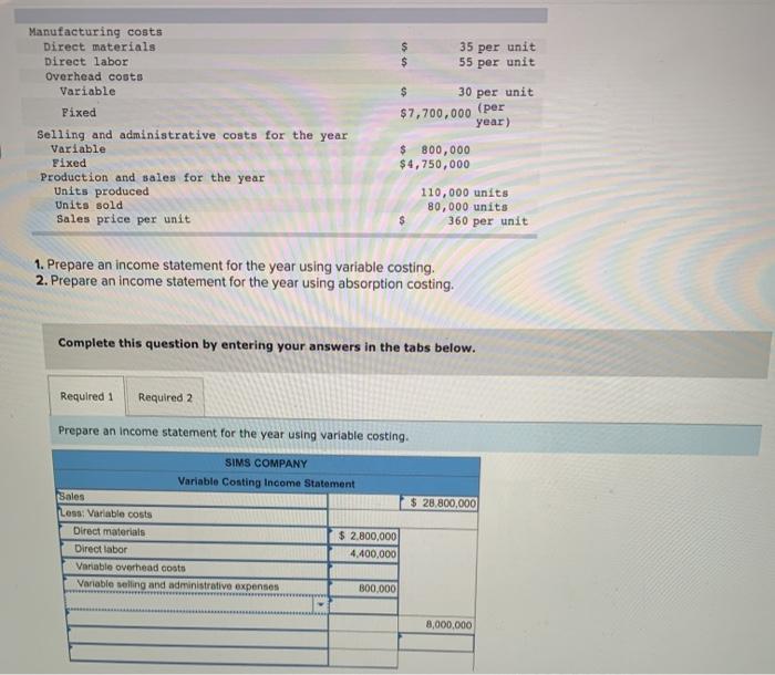  $ $ 35 per unit 55 per unit $ 30 per